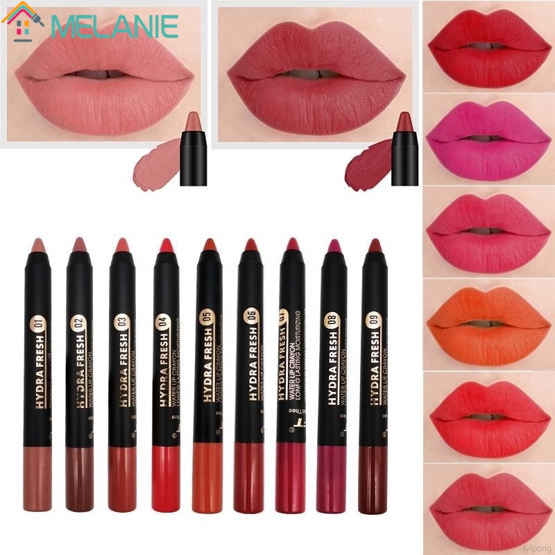 ปากกาลิปสติก เนื้อแมตต์กํามะหยี่ 9 สี / ลิปไลเนอร์ ไม่ติดถ้วย สีแดง เซ็กซี่ / ลิปไลเนอร์ กันน้ํา ติดทนนาน / ลิปไลเนอร์สร้างเงา แบบมืออาชีพ / ลิปไลเนอร์แต่งหน้า เครื่องสําอาง