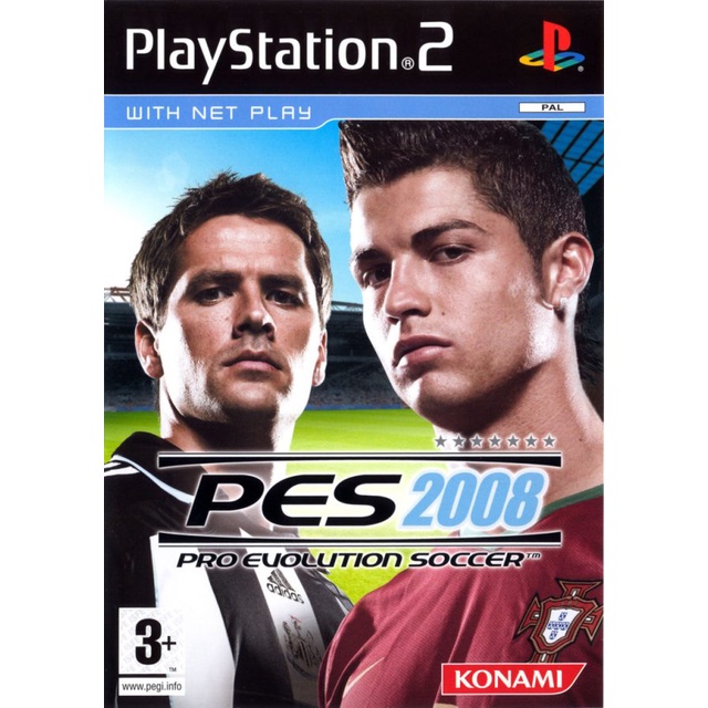 Pro Evolution Soccer 2008 PS2 (Europe)[SLES-54913] แผ่นไรท์ps2 แผ่นเกมเพทู เกมps2 เกมฟุตบอล pes2008