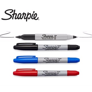 ปากกาเคมี ชาร์ปี้ Sharpie twin tip 2 หัว