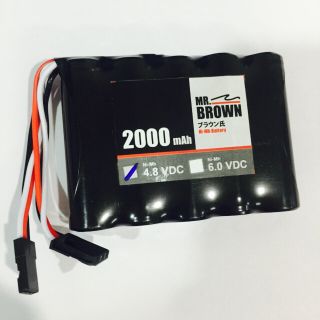 แบตรีซีฟ Ni-Mh 4.8 V 2000 mAh.