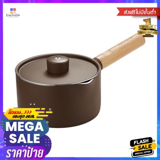 หม้อด้ามพร้อมฝา 16 ซม. JOYOUNG BROWN IHSAUCEPAN WITH LID JOYOUNG BROWN IH 16CM