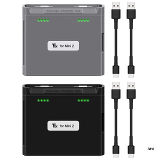 iwo  Two-Way Charging Hub Batteries Manager Quickly Charge Power Bank Drone Accessories Compatible with Mavic Mini 2/Mini SE