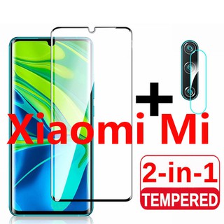 2 Pieces/Lot เต็มจอ ฟิล์มกระจก Xiaomi Redmi 9A A3 Lite Mi 9 Mi Mix 3 Mi 8 Lite POCOPHONE F1 Xiaomi Mi 9TPro POCO M3 ฟิล์มกระจกเลนส์กล้อง Screen Protector ป้องกันหน้าจอกระจก