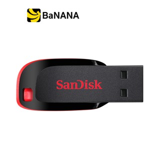 SanDisk USB Drive Cruzer Blade 128GB Black (SDCZ50-128G-B35)  แฟลชไดร์ฟ by Banana IT