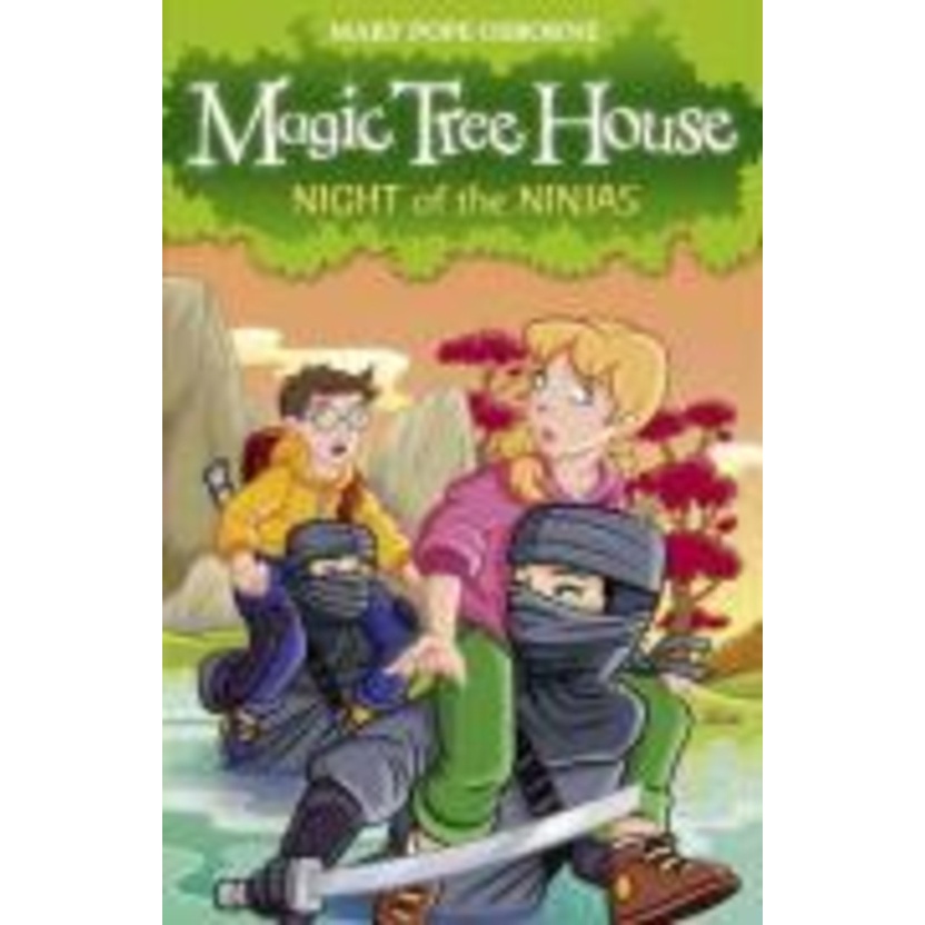 Magic Tree House 5: Night of the Ninjas โดย Mary Pope Osborne (ฉบับสหราชอาณาจักรปกอ่อน)