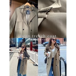 MALIMAYS - Bean Trench Coat เสื้อโค้ททรงยาว