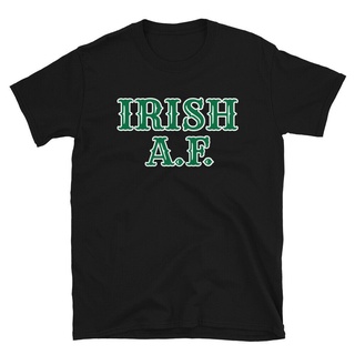 เสื้อยืดผ้าฝ้ายพิมพ์ลายแฟชั่น ขายดี เสื้อยืดคลาสสิก พิมพ์ลาย Irish A.F. ถนนตลก Patricks Day Irish Pride KGidcl64OIbfaf2