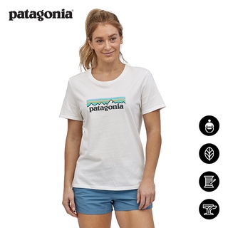 เสื้อยืดแขนสั้น ผ้าฝ้าย พิมพ์ลาย Patagonia Patagonia แฟชั่นฤดูร้อน สไตล์คลาสสิก สําหรับผู้หญิง