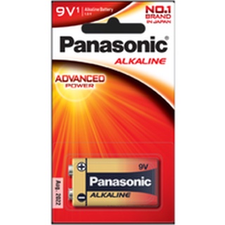 ถ่าน 9V Alkaline Panasonic มาใหม่แบบกล่องมี6ก้อน NEW กล่องละ