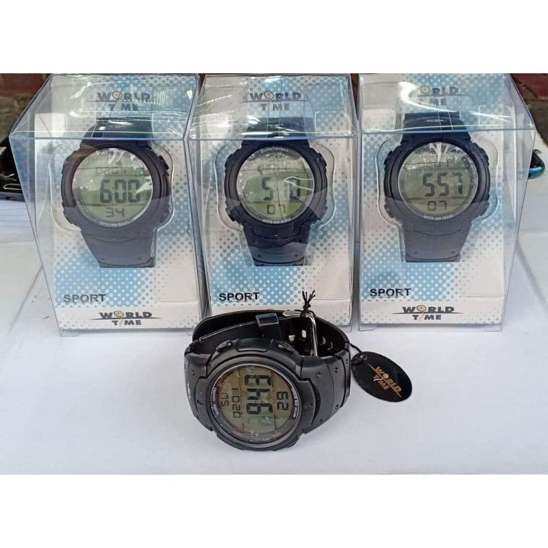 นาฬิกาข้อมือ world time รุ่น Sport