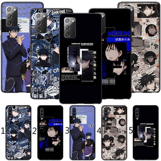 เคสโทรศัพท์ซิลิโคนนุ่ม ลายการ์ตูนอนิเมะ Jujutsu Kaisen Megumi Fushiguro สําหรับ OPPO A15 A15s A5 A9 A8 A31 A32 A53 A73 2020 F5 F7 F9 Pro A7X G141