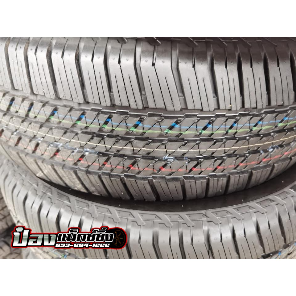 ยางบริสโตน 265/60r18ถอดป้ายแดง สภาพ100% ( 1 ชุด 4 เส้น )