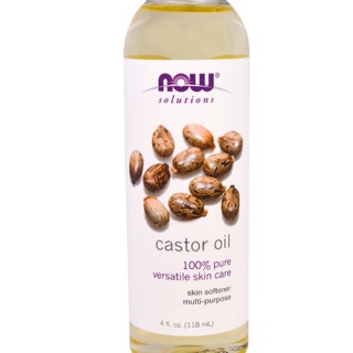 น้ำมันละหุ่งสกัดเย็น (Cold-pressed Castor Oil) หรือ น้ำมันอัลมอนด์ หรือ น้ำมันองุ่น