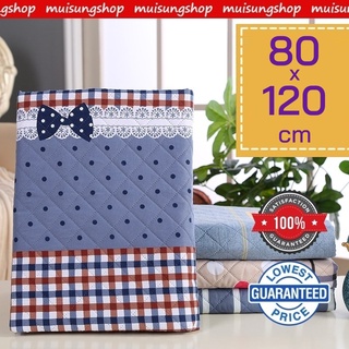 ผ้ารองฉี่ ผ้ารองกันซึม รองกันเปื้อนที่นอน กันน้ำ100%  รุ่น3 ขนาด 80*120 cm