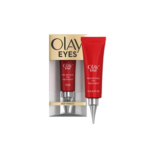 OLAY โอเลย์ PRO Retinol อายครีม ทรีตเม้นท์ บำรุงรอบดวงตา สูตรลดเลือนริ้วรอยลึก 15ml | Eye Cream 15ml