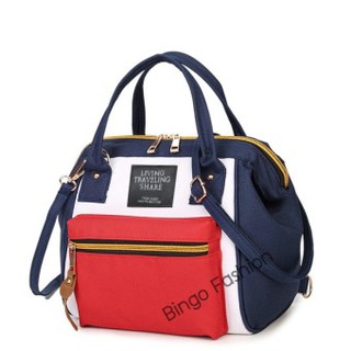 Wonderful Bingo fashion Japan Women Bag กระเป๋าสะพายข้างสำหรับผู้หญิง (Bluered)