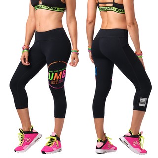 Zumba Happy Capri Leggings (กางเกงเลกกิ้งออกกำลังกายซุมบ้า)