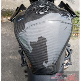 ครอบถัง CBR650F CB650F เต็มใบ ครอบถังคาร์บอนไฟเบอร์ แท้ 100%