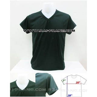 เสื้อซับใน เสื้อรองใน สีเขียว คอวี (พร้อมส่ง)