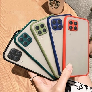 เคสขอบสี A02/M02 หลังด้าน SAMSUNG A52S/A12/M12/A02S/A03S/A42(5G)/S21fe/J4plus/J6plus/J8/A6Plus/S10lite เคสผิวด้าน 025