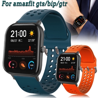 สายนาฬิกาข้อมือ เนื้อซิลิโคน 20 มม. สําหรับ Amazfit Gts Xiaomi Huami Amazfit Gts Bip Gtr 42 มม .