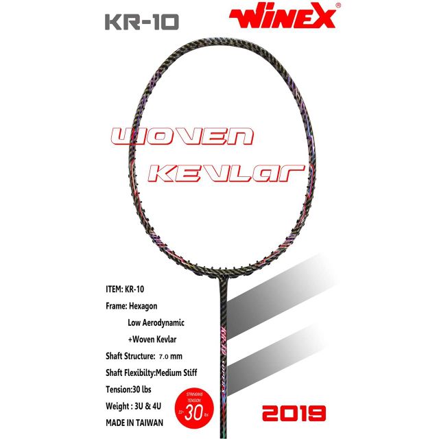 ไม้แบดมินตัน Winex KR-10 (2019)