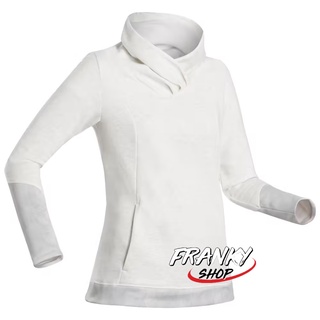 [พร้อมส่ง] เสื้อคลุมสวมศีรษะผู้หญิงใส่เดินป่าธรรมชาติ Womens Hiking Sweatshirt NH500