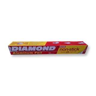 ไดมอนด์ อลูมิเนียมฟอยด์นอนสติก 12 x 5 เมตร101220Diamond Foil Non-Stick 12 x 5 M