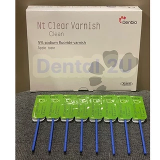 [ลอตใหม่] 🦷ฟลูออไรด์ วานิช (Fluoride vanish)พร้อมพู่กัน ป้องกันฟันผุ แบ่งขายจำนวน 1 ชิ้น ทาได้ 1 คน