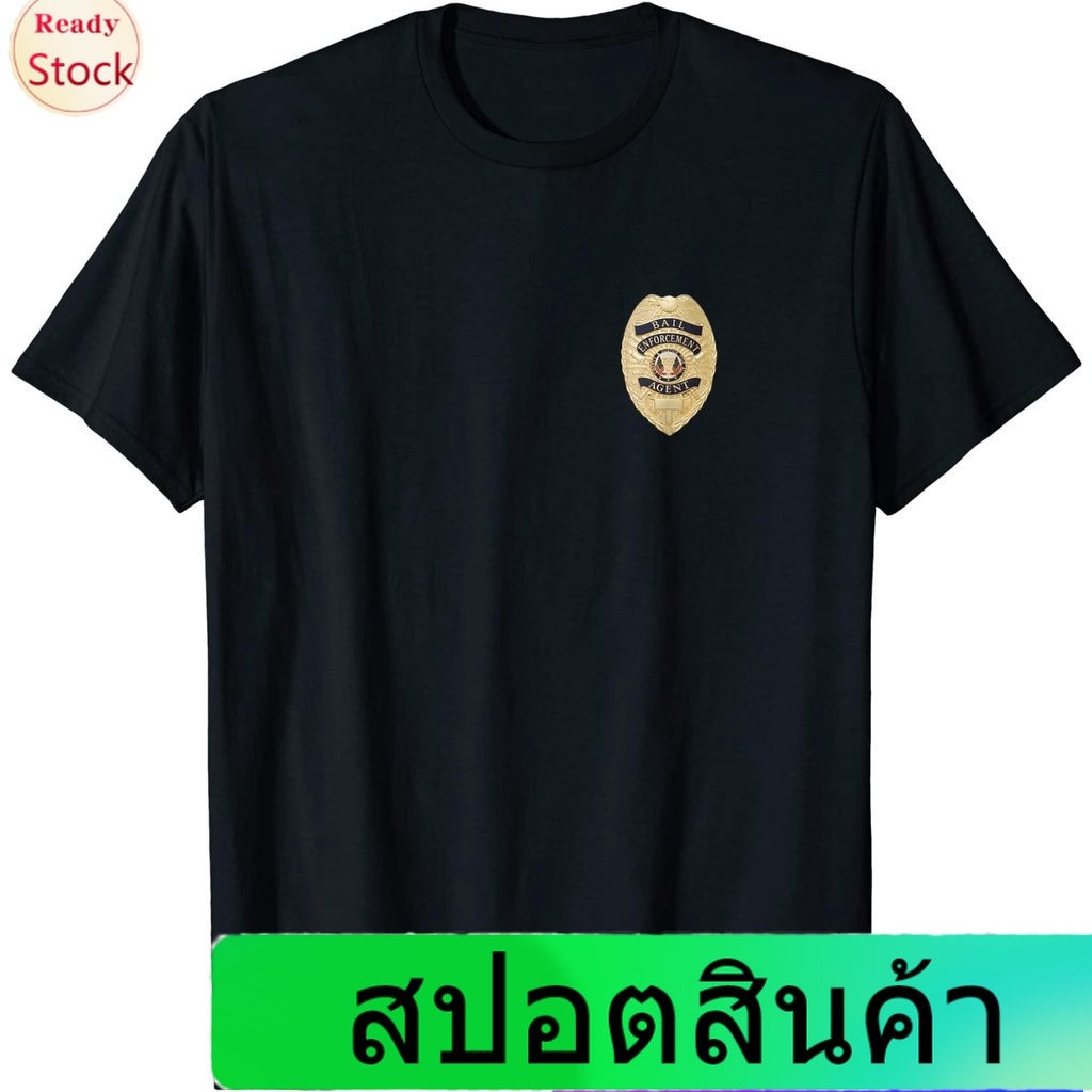 Bounty Hunterเสื้อยืดผู้ชาย Bail Enforcement Agent Badge T-Shirt Fugitive Bounty Hunters Bounty Hunt