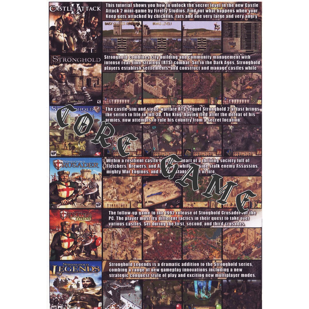 Stronghold crusader extreme #Stronghold HD# มีคลิป VDO แนะนำการติดตั้งเกมส์แผ่นเกมส์ แฟลชไดร์ฟ เกมส์คอมพิวเตอร์  PC โน๊ต
