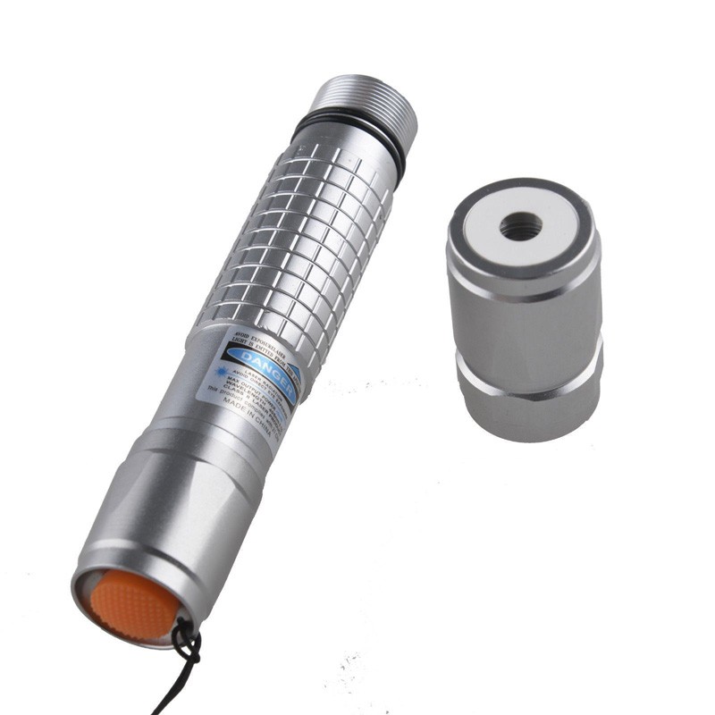 ปากกาตัวชี้เลเซอร์สีม่วงสีม่วงสีฟ้าที่มีประสิทธิภาพ 405นาโนเมตร ลําแสงจุดเดียวที่สว่างสดใส - รูปที่ 4