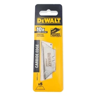 DEWALT DWHT0-11131 ใบมีดตัด UTILITY ทังสเตนคาร์ไบร์ด DEWALT DWHT0-11131 CARBIDE UTILTY BLADES-5 PACK