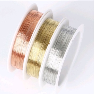 ลวดสำหรับทำเครื่องประดับ#ร้อยลูกปัด #งานลูกปัด ✂หลายขนาด Special Copper Wire