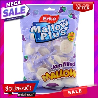 เออโก้มาร์ชแมลโลว์รสองุ่น 100กรัม Ergo Marshmallow Grape Flavor 100g.