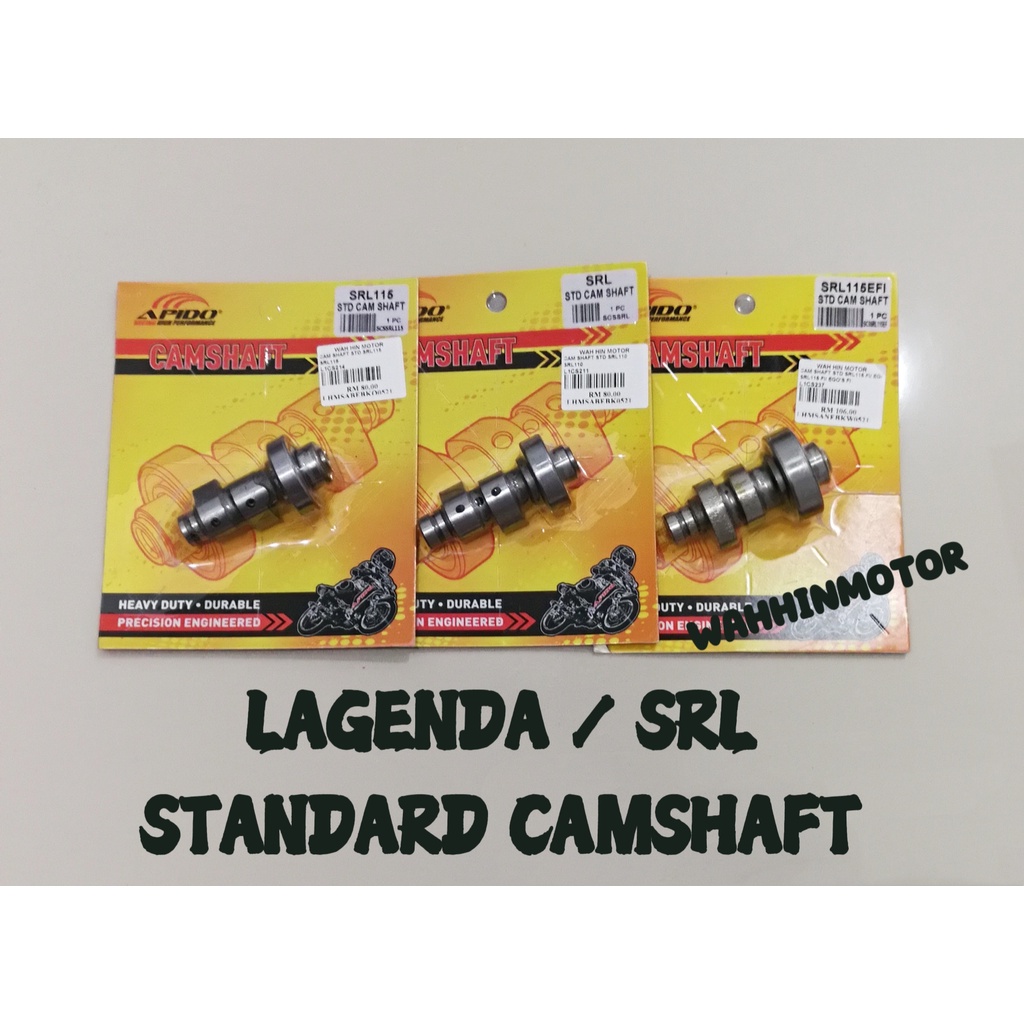 APIDO YAMAHA LAGENDA 110 SRL 110 Z ZR SRL115 SRL115 FI EGO S-FI STANDARD CAMSHAFT CAM SHAFT