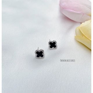 four leaf ear studs (s925)