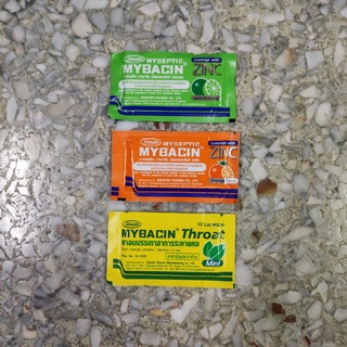 Mybacin Zinc lemon orange and mint และ mint oct มายบาซิน