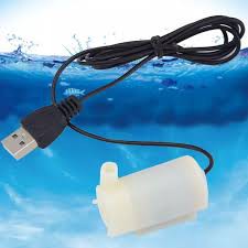 ปั้มน้ำขนาดเล็ก พร้อมสาย USB อัตราการไหล 1.2-1.6L/min