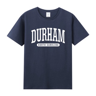 เสื้อยืดผ้าฝ้าย♠❍♝ncaa American university ที่มีชื่อเสียง North Carolina Jordan รอบพิมพ์เสื้อยืดคอกลมแขนสั้นผู้ชายผ้าฝ้า