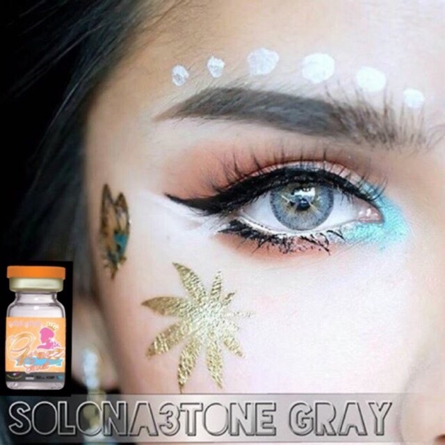 Solona3tone gray Guesssecrets contact lens