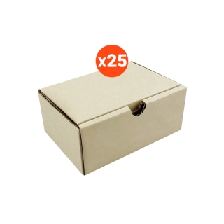 กล่องพัสดุไปรษณีย์ แข็งแรงพิเศษ เบอร์ 00 (9.75 x 14 x 6 ซม.) (แพ็คละ 25 กล่อง) แบบไดคัท