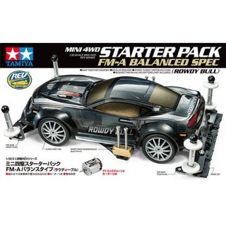 รถราง Mini 4WD Tamiya 1/32 TA18710 STARTER PACK (FM-A )