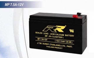 แบตเตอรี่แห้ง RR MP12V 7.5Ah