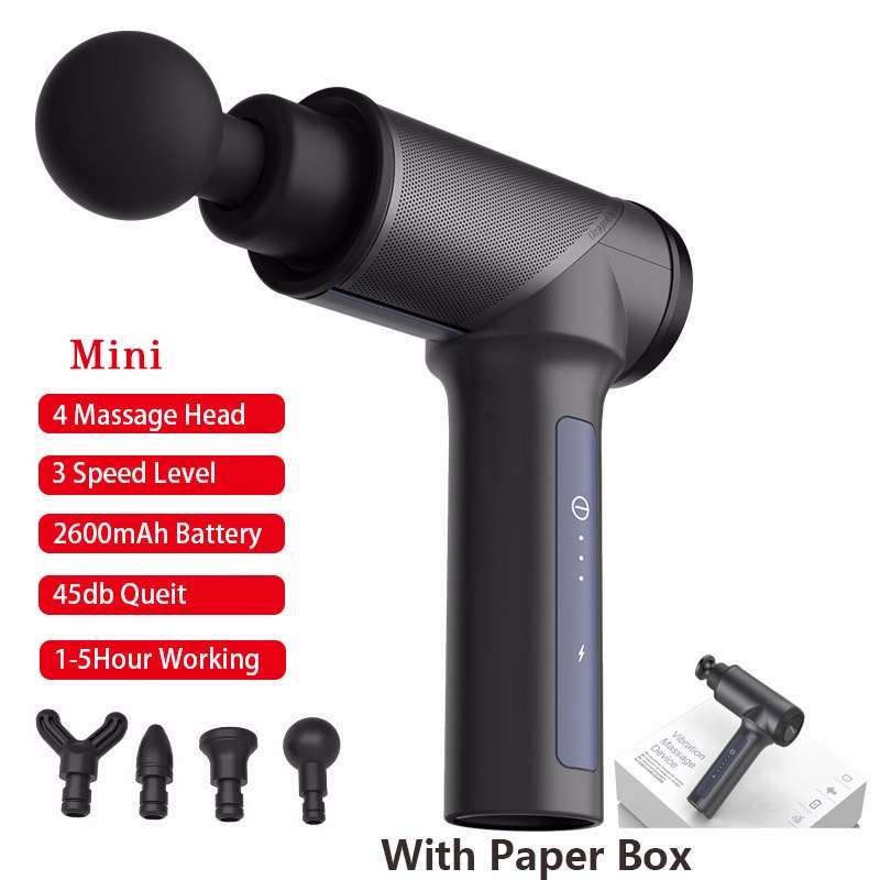Mini Electronic Therapy Body Massage For Gun High Frequency Vibrating ...