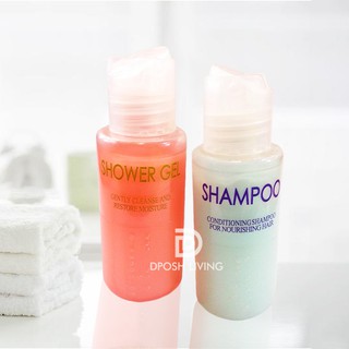 เจลอาบน้ำ/แชมพู2in1 แชมพูผสมครีมนวด Shower Gel/Shampoo 2in1 ของใช้ในโรงแรม Hotel Amenity พร้อมส่ง เริ่มต้น 40 ชิ้น