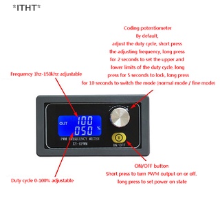 ((ITHT)) (ขายดี) เครื่องกําเนิดไฟฟ้าความถี่คลื่นความถี่ XY-KPWM 1 ช่อง 1Hz-150KHz PWM