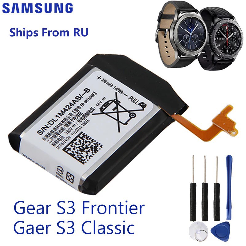 แบตเตอรี่ SAMSUNG Gear S3 Frontier/CLASSIC SM-R770 SM-R760 SM-R765 EB-BR760ABE SM-R765S ของแท้ 380mAh
