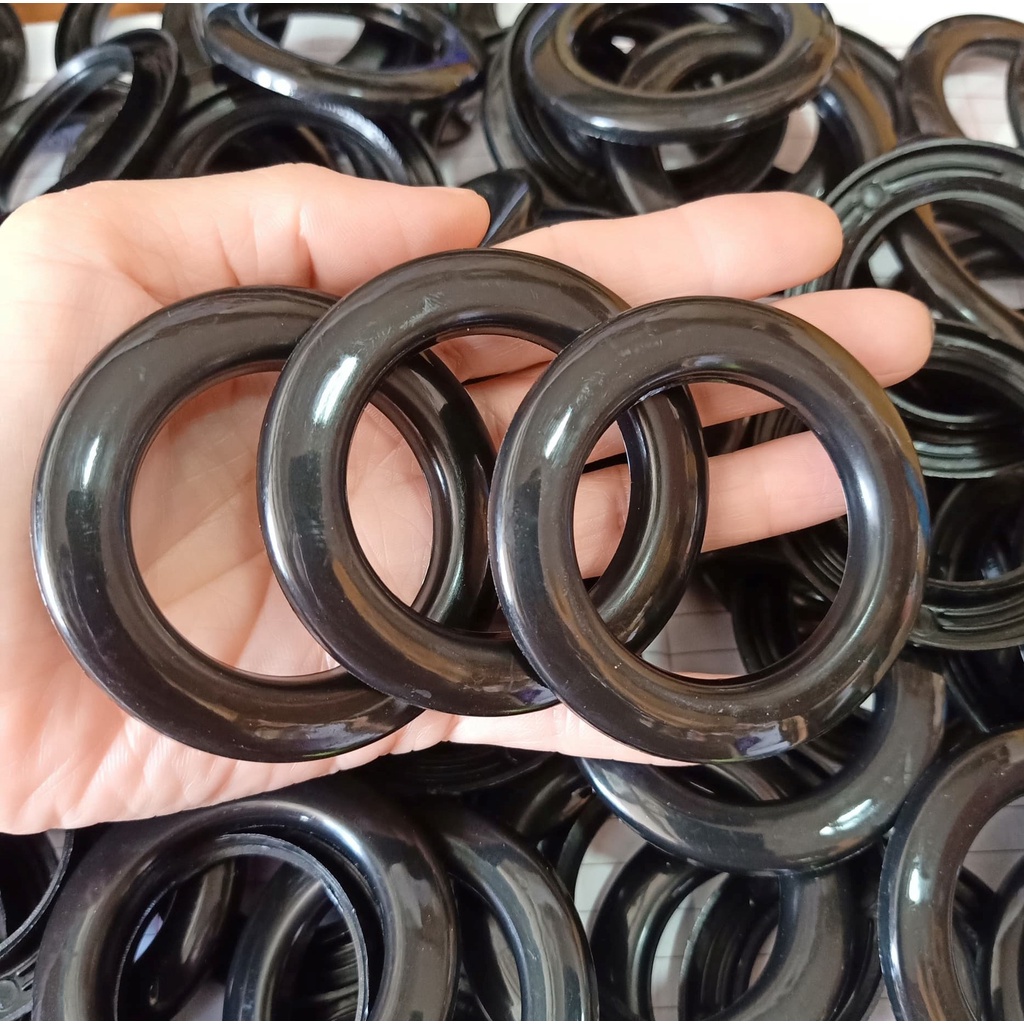 แนะนำ ผ้าม่าน **ยกถุง100คู่** ตาไก่ผ้าม่าน-ห่วงตาไก่ ม่านตาไก่ (ขนาด40มิล) ราคาพิเศษ มีเก็บเงินปลายทาง