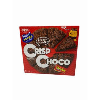 NISSIN CRISP CHOCO!! กล่องสีแดง!! ซ็อกโกแลต 1กล่อง  สินค้านำเข้าจากญี่ปุ่น ราคาพิเศษ สินค้าพร้อมส่ง